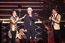 C&Kと九州男。（撮影：田中聖太郎）