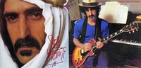 フランク・ザッパ「Sheik Yerbouti」ジャケット（左）と「Shut Up 'n Play Yer Guitar」ジャケット（右）。