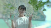 「淡麗グリーンラベル」CM「GREEN JUKEBOX 夏篇」のワンシーン。