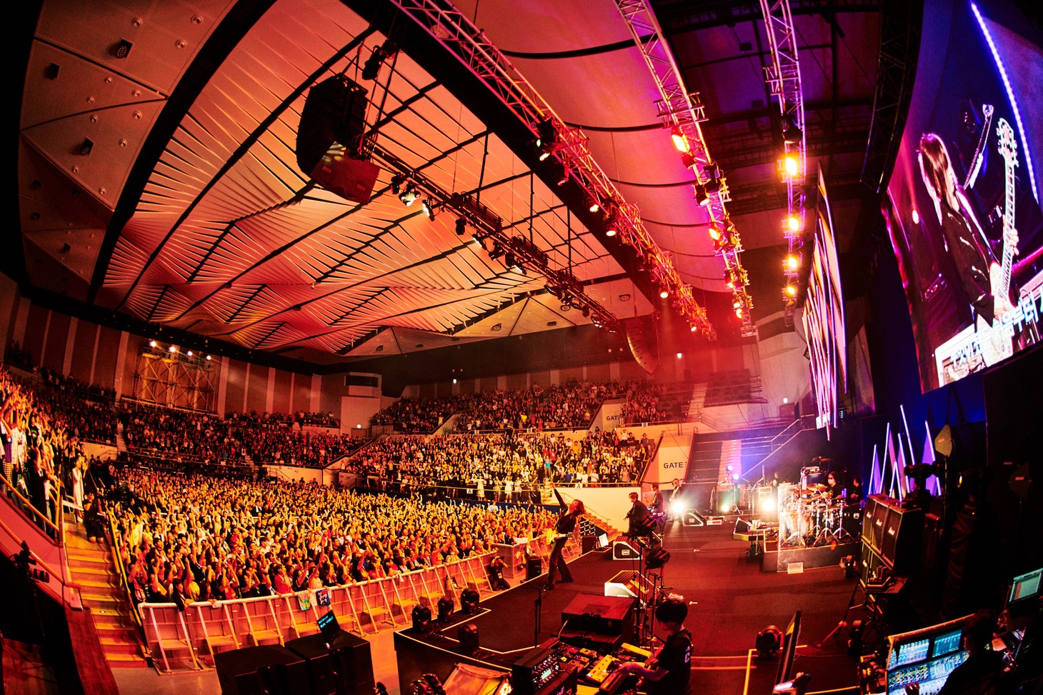 GLAY「GLAY 25th Anniversary Special Live in Seoul」の公演の様子。（撮影：田辺佳子）