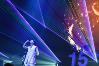 「KREVA NEW BEST ALBUM LIVE 成長の記録」の様子。