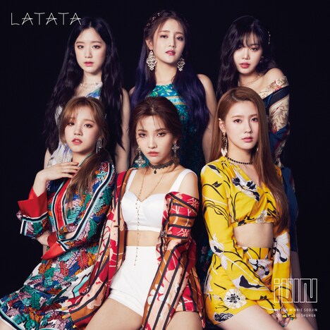 (G)I-DLE「LATATA」初回限定盤Aジャケット