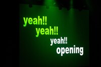 安本彩花の自作オープニングナンバー「opening」に合わせてスクリーンに映されたVJ映像。