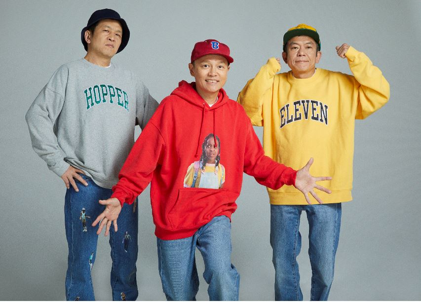 「Levi's(R) x Stranger Things」カプセルコレクションを着用したスチャダラパー。