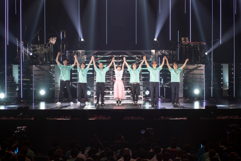 水瀬いのり「animelo mix presents Inori Minase LIVE TOUR 2019 Catch the Rainbow!」 の様子。（写真：加藤アラタ、堀内彩香）