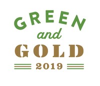 「GREEN and GOLD 2019」ロゴ