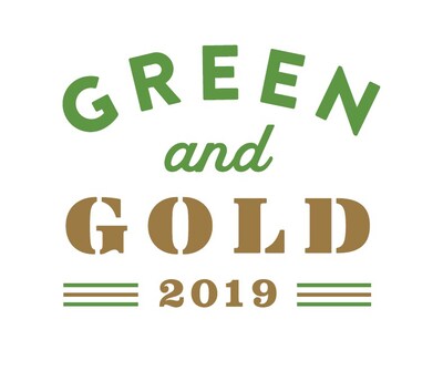 「GREEN and GOLD 2019」ロゴ