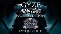GYZE「ASIAN CHAOS」海外リリースの告知ビジュアル。