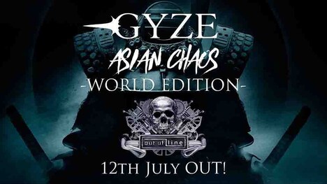 GYZE「ASIAN CHAOS」海外リリースの告知ビジュアル。
