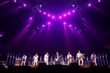 東京スカパラダイスオーケストラと奥田民生のセッションの様子。（撮影：ほりたよしか）