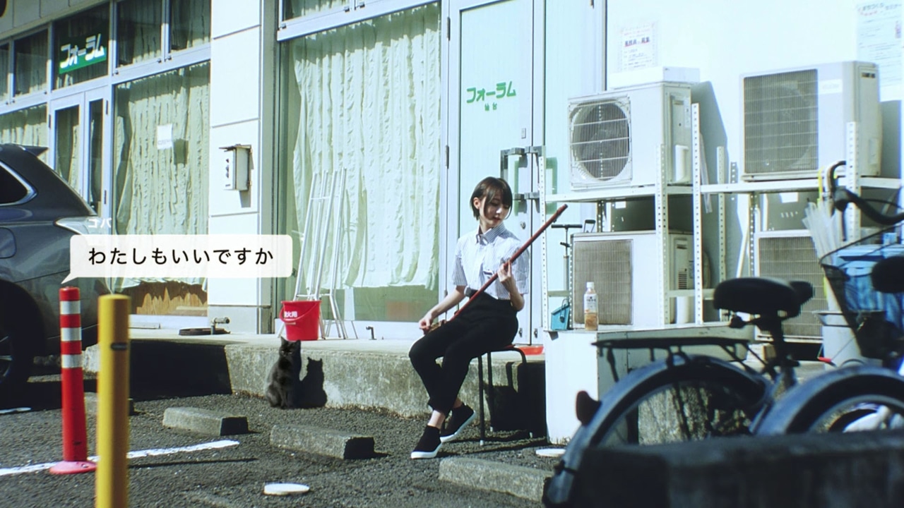 「キリン 午後の紅茶」テレビCM「わたしらしいって、最強だ。夏」篇のワンシーン。