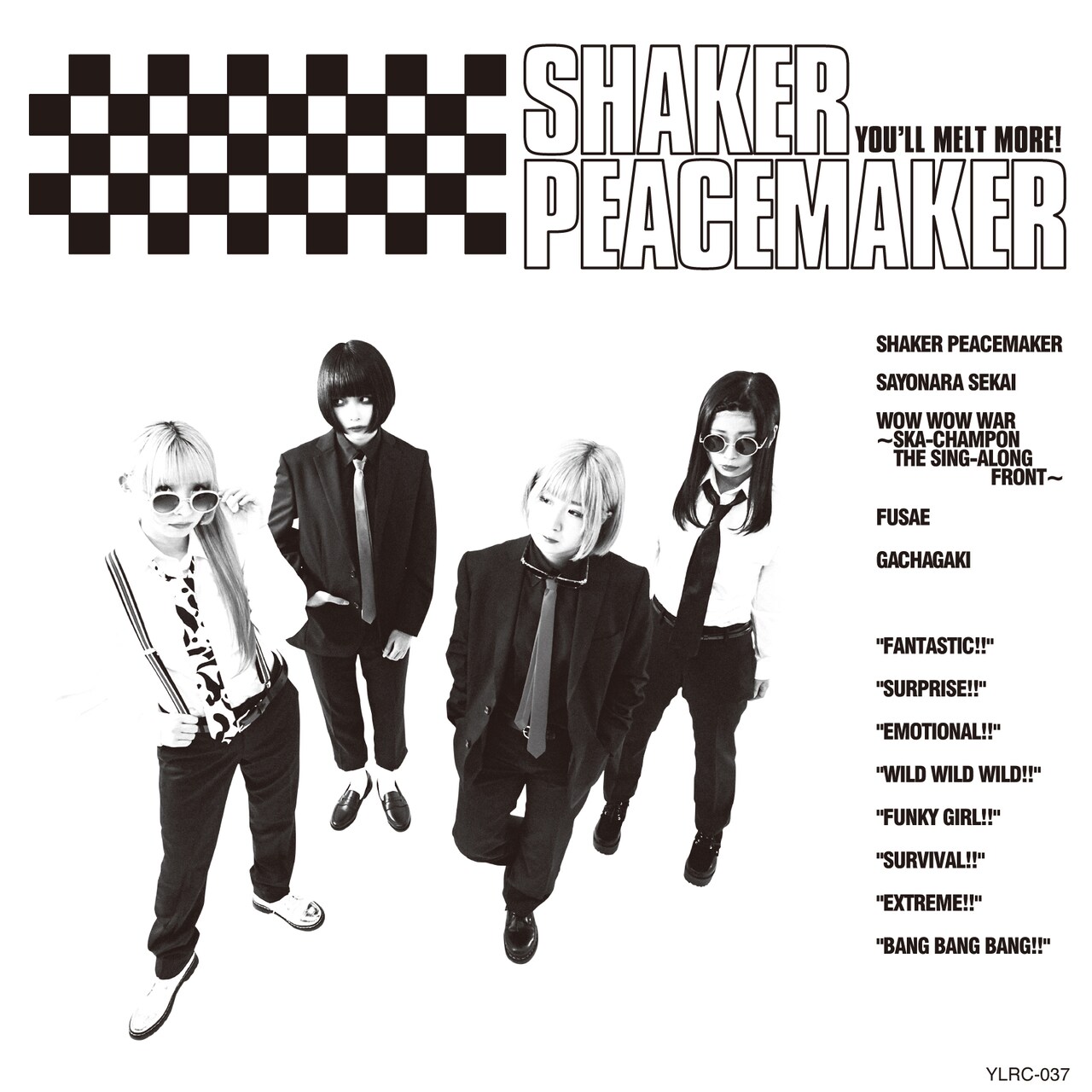 ゆるめるモ！「SHAKER PEACEMAKER」ジャケット - ゆるめるモ