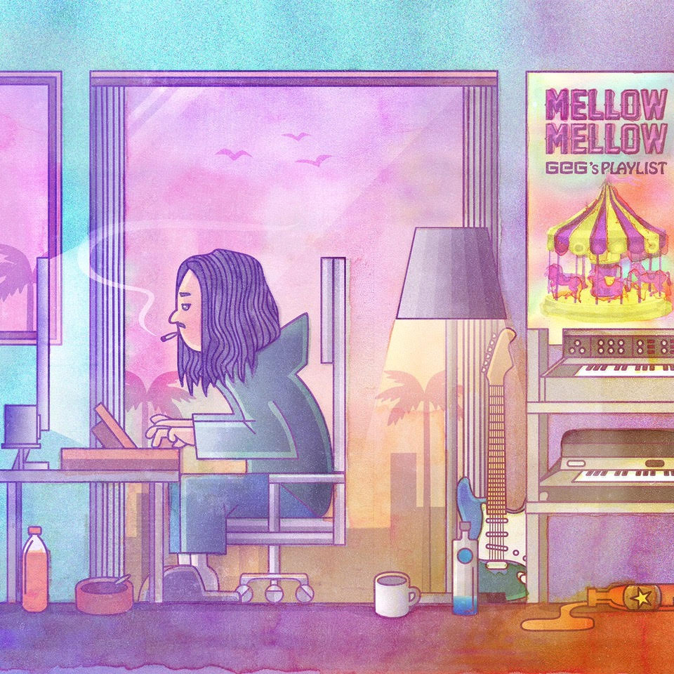 GeG「Mellow Mellow ～GeG's Playlist～」ジャケット