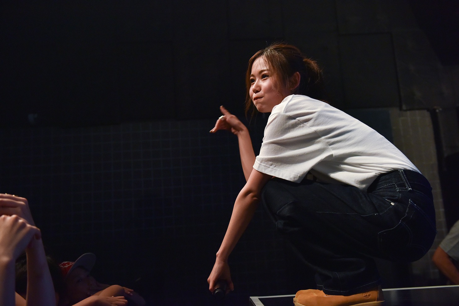 花道でくつろぐhime。