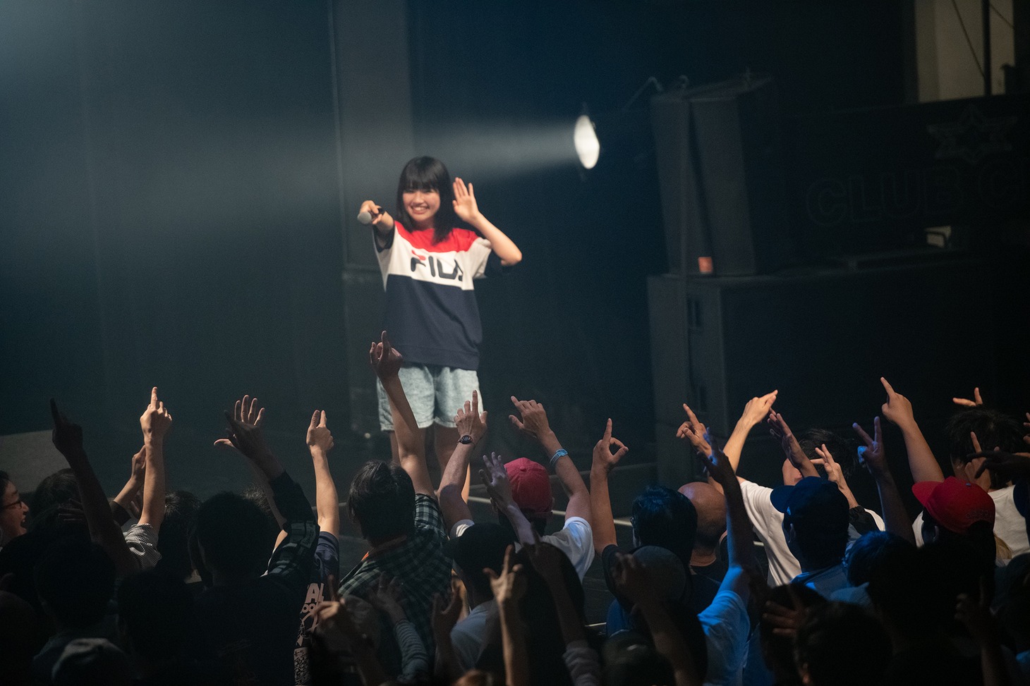 「lyrical school ONEMAN SHORT TOUR 2019 "ROAD SHOW"＠川崎CLUB CITTA'」の様子。
