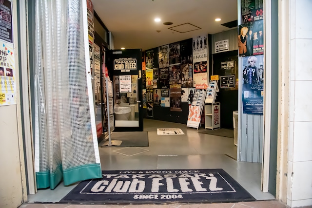 高崎clubFLEEZの入口。