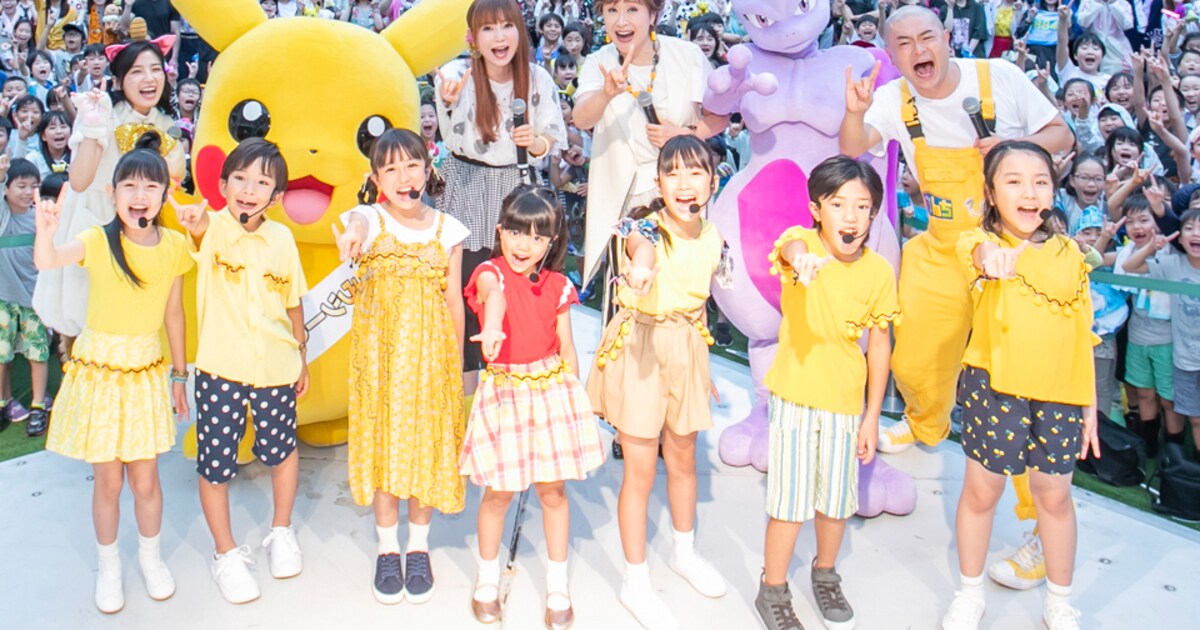 小林幸子と中川翔子が「風といっしょに」披露、ピカチュウやミュウツー 