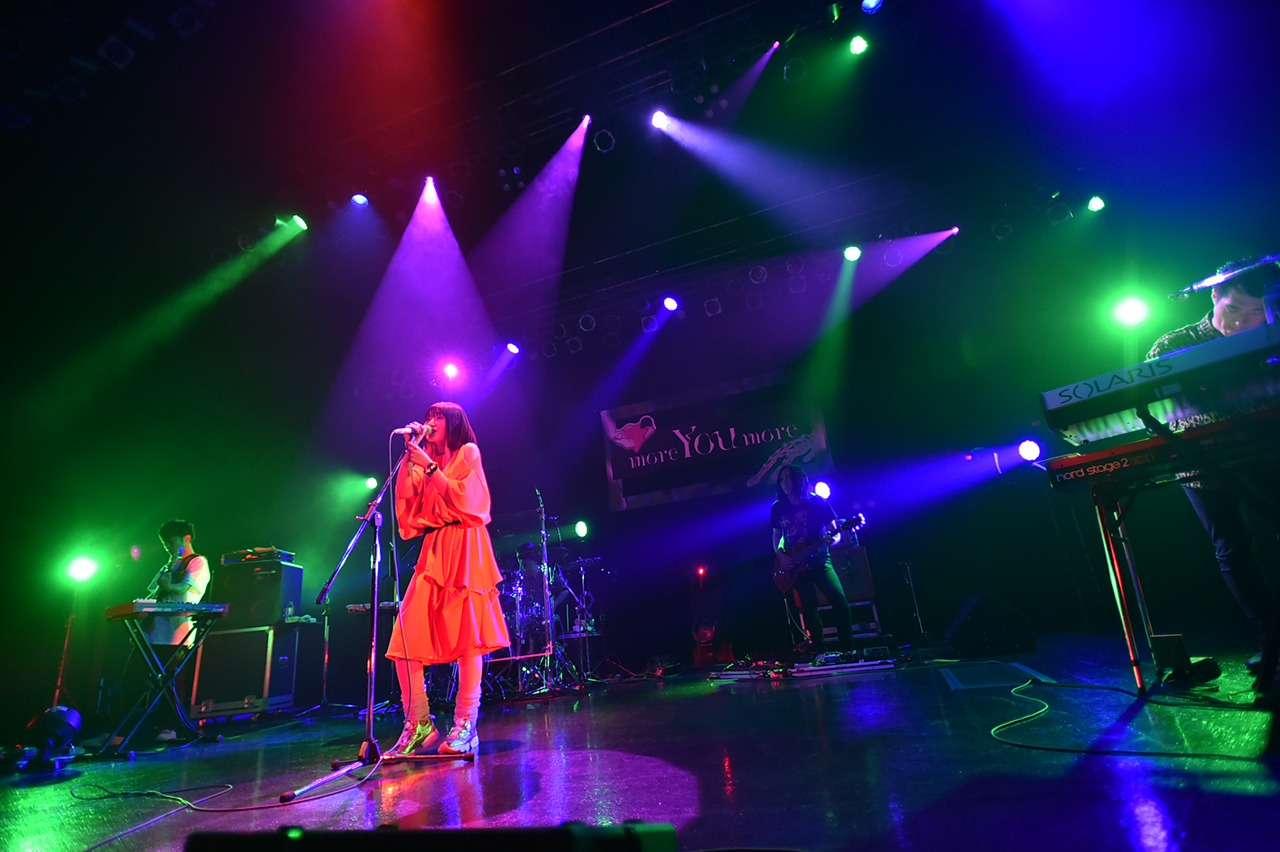 「パスピエ TOUR 2019 "more You more"」東京・Zepp Tokyo公演の様子。（撮影：鈴木恵）