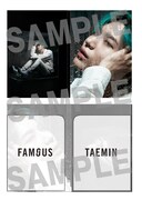 テミン「FAMOUS」Amazon.co.jp予約購入特典のクリアカードケース。