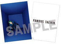 テミン「FAMOUS」楽天ブックス予約購入特典のクリアファイル。