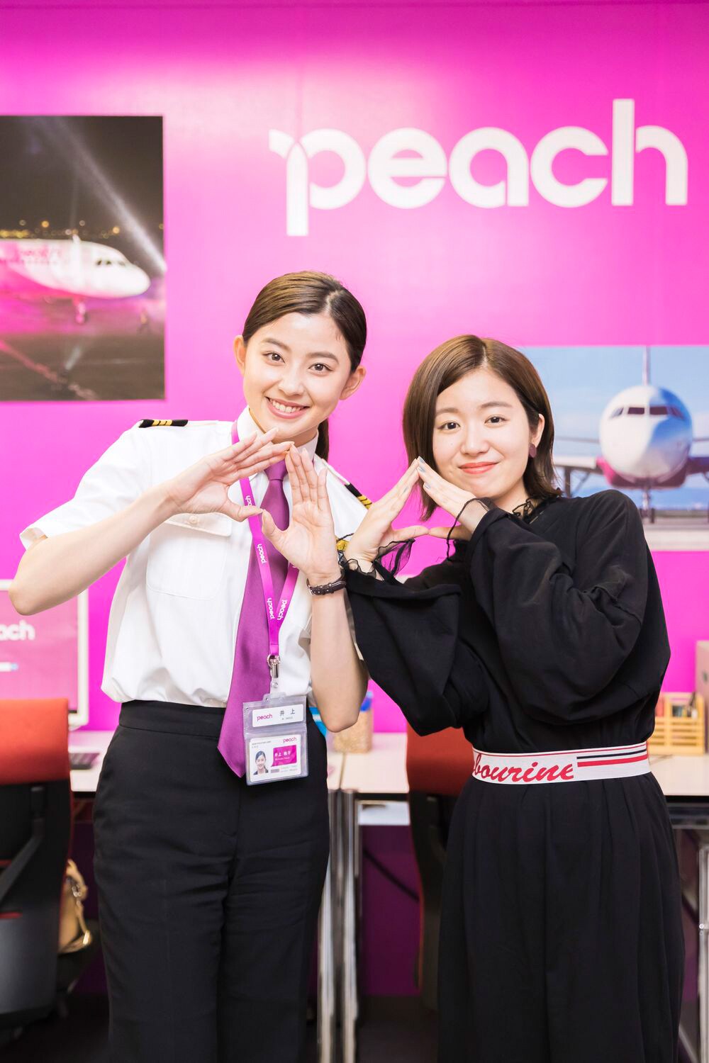 朝比奈彩と杏沙子。