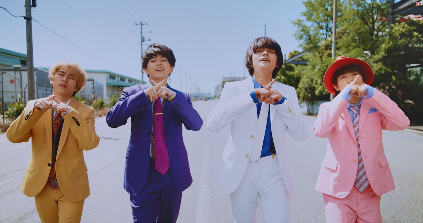 DISH//「NOT FLUNKY」MVのワンシーン。