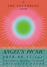 「THE NOVEMBERS presents "天使のピクニック"」告知ビジュアル