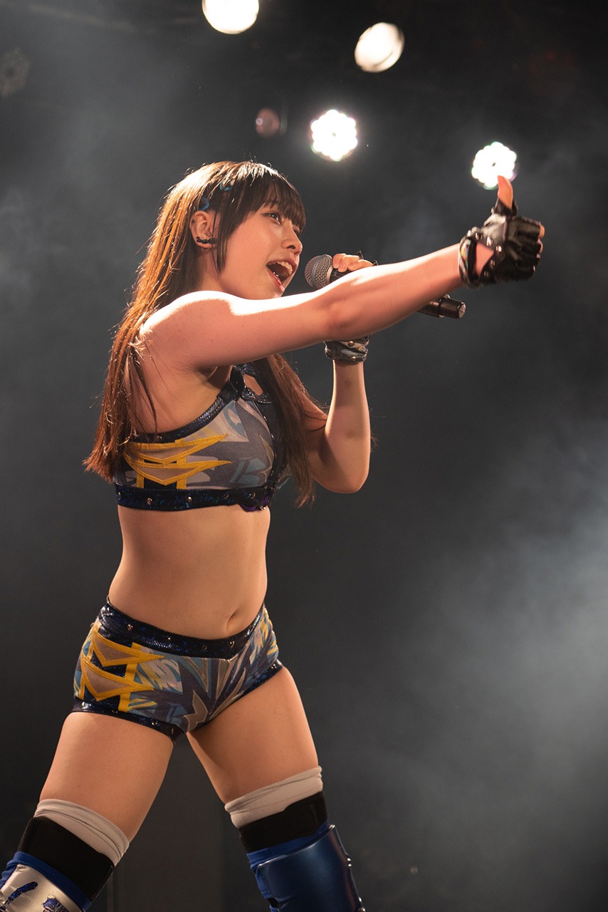アップアップガールズ（プロレス）の乃蒼ヒカリ。（写真提供：YU-Mエンターテインメント）