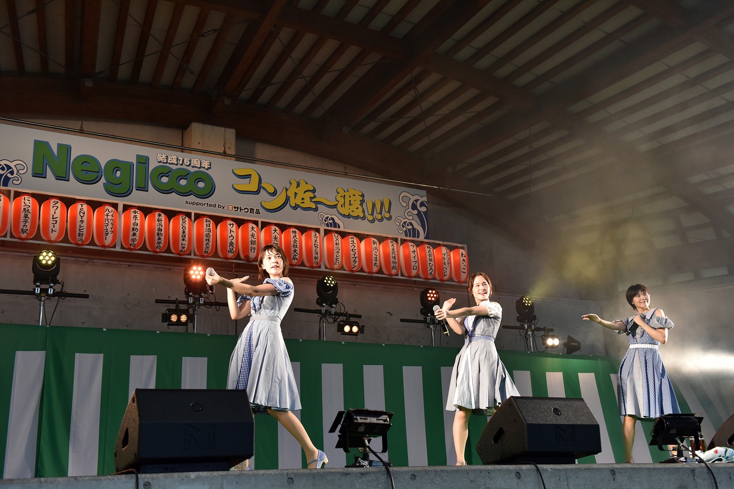 新潟・佐渡で16周年記念コンサートを行ったNegicco。