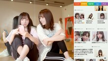 スマートニュース新CM「きさま」編に出演する日向坂46の齊藤京子、佐々木久美。