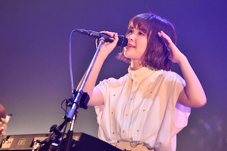 蒼山幸子(Vo, Key)(Photo by AZUSA TAKADA)