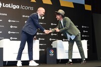 アンドレス・イニエスタとナオト・インティライミ。