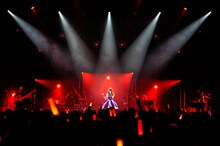 「中島 愛 10th Anniversary Live ～Best of My Love～」の様子。
