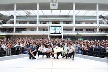 青柳翔「IV」リリース記念イベントの様子。