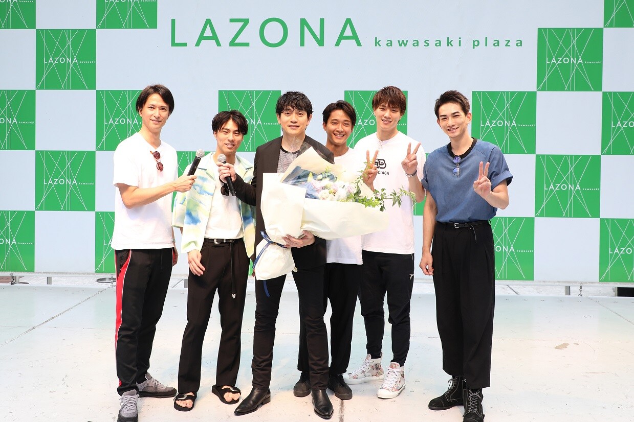 青柳翔新作リリースを秋山真太郎、鈴木伸之、町田啓太、小野塚勇人、佐藤寛太が祝福