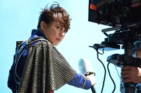 「CM 消臭力」撮影風景。