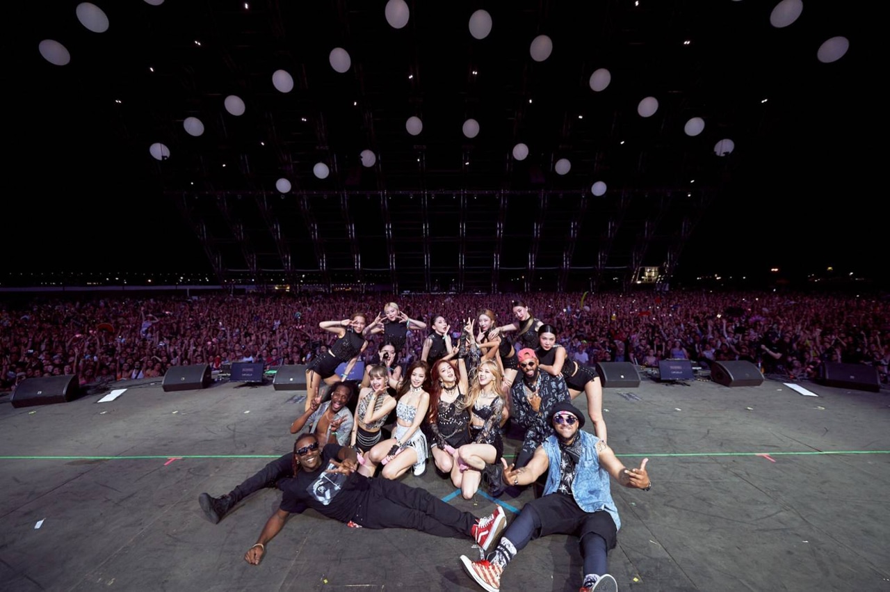 「Coachella Valley Music and Arts Festival」でのBLACKPINK。