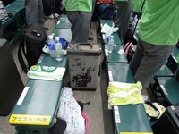 阪神甲子園球場のブラスバンド席。