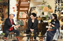 左から笑福亭鶴瓶、菅田将暉、上白石萌歌。(c)TBS
