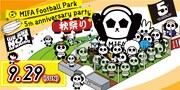 「MIFA Football Park 5th anniversary party ～MIFA秋祭り～」フライヤー