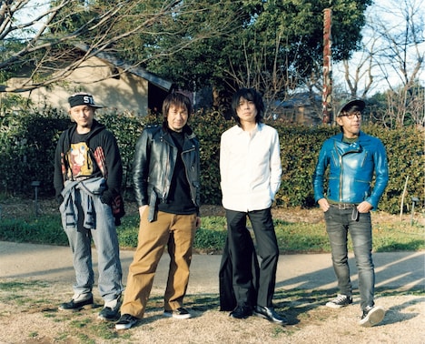 左からJah-Rah、横山健、宮本浩次、Jun Gray。(撮影:佐内正史)