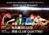 Amelie「『アイデンティティ』 Release Tour 2019-2020」フライヤー