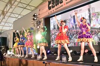 ときめき▽宣伝部「▽ときめき▽夏のびっちょり祭り2019」の様子。