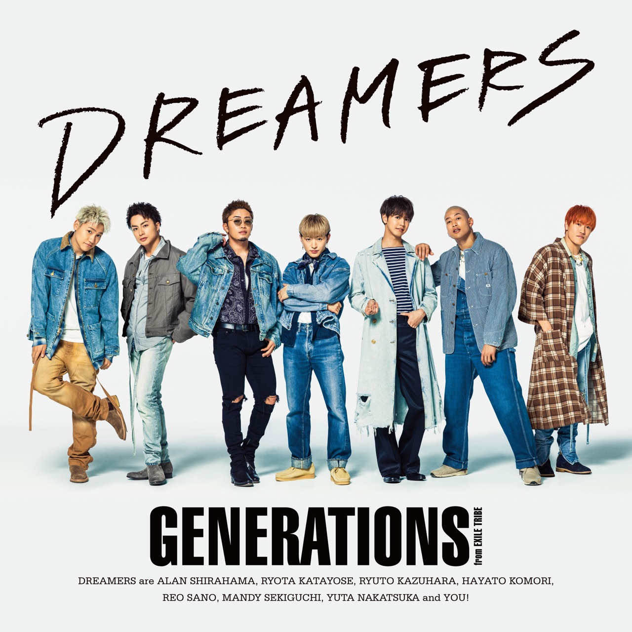 GENERATIONS from EXILE TRIBE「DREAMERS」CDジャケット