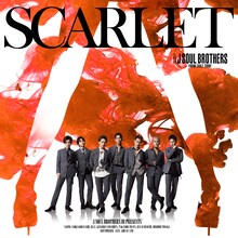 三代目 J SOUL BROTHERS from EXILE TRIBEが昨日8月7日にリリースした最新シングル「SCARLET」（CD＋DVD）のジャケット。