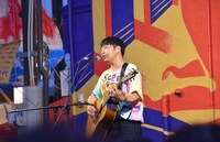 曽我部恵一出演「円頓寺デイリーライブ」の様子。