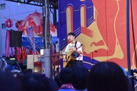 曽我部恵一出演「円頓寺デイリーライブ」の様子。