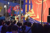 曽我部恵一出演「円頓寺デイリーライブ」の様子。