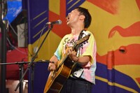 曽我部恵一出演「円頓寺デイリーライブ」の様子。