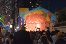 曽我部恵一出演「円頓寺デイリーライブ」の様子。